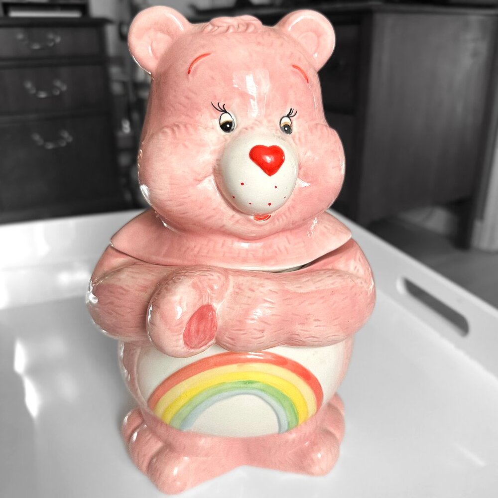 Care Bear Cookie Jar (Ceramic) *Highly Collectable ~ Carlton "Christmas"*